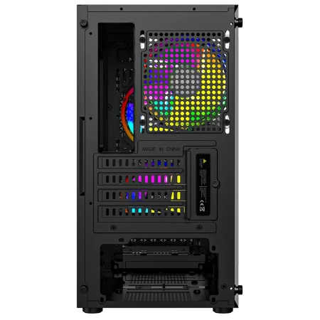 Nowy gamingowy Logic Aramis czarny ARGB MINI AMD Ryzen 5 5600T 3,5 GHz / 16 GB / 480 SSD / Win 11 + Nvidia RTX 3050 [6 GB]