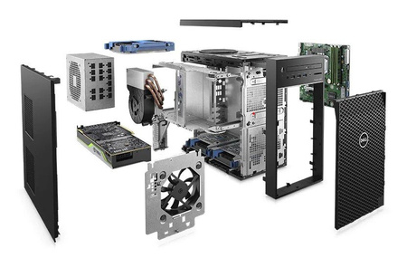 Dell Precision 3640 Tower Core i7 10700 2,9 GHz / 16 GB / 480 SSD / Win 11 Pro + Nvidia Quadro RTX 4000 [8 GB]