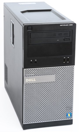 Dell Optiplex 390 Tower Pentium G630 2,7 GHz / 4 GB / 250 GB / DVD / Win 10 Prof. (Update)