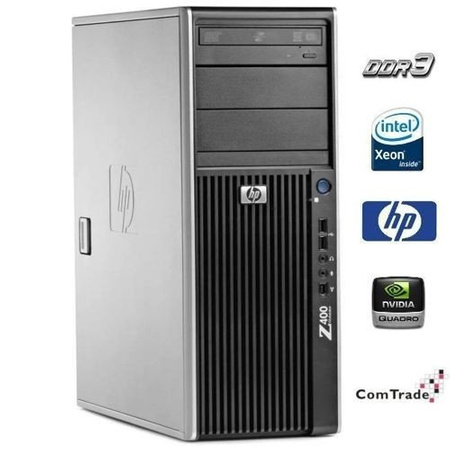 HP Workstation Z400 Tower Xeon W3550 (i7) 3,07 GHz / 16 GB / 500 GB / DVD-RW / Win 10 Prof. (Update)