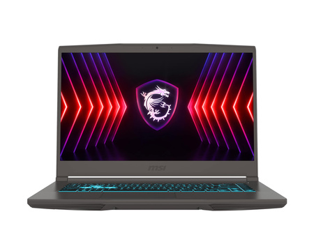 Nowy gamingowy MSI Thin 15 B13VE Core i5 13420H (13-gen.) / 16 GB / 240 SSD / 15,6'' FullHD 144Hz / Win 11 + GeForce RTX 4060 / cosmo gray