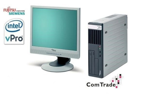 Siemens E5925 Core 2 Duo 2,83 / 3 / 160 / DVD-RW / Win 10 (Update) + Monitor P17-2