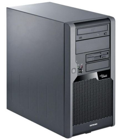 Fujitsu-Siemens Esprimo P5730 Tower Intel Pentium E5200 2,5 GHz / 4 GB / 120 GB / DVD / Win 10 Prof. (Update)