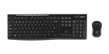 Nowy Zestaw bezprzewodowy klawiatura + mysz Logitech MK270