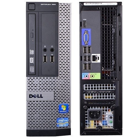 Dell Optiplex 390 SFF Core i3 2100 (2-gen.) 3,1 GHz / 8 GB / 240 SSD / DVD / Win 10 Prof. (Update)