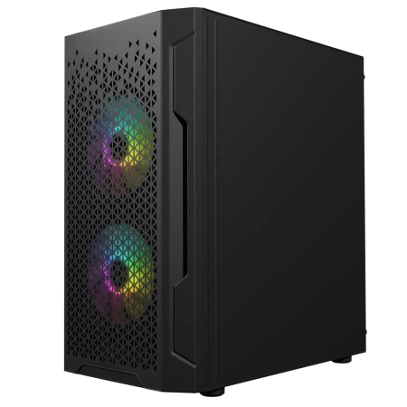 Nowy gamingowy Logic Aramis czarny ARGB MINI AMD Ryzen 5 4500 3,6 GHz / 16 GB / 480 SSD / Win 11 + Nvidia RTX 4060 [8GB]