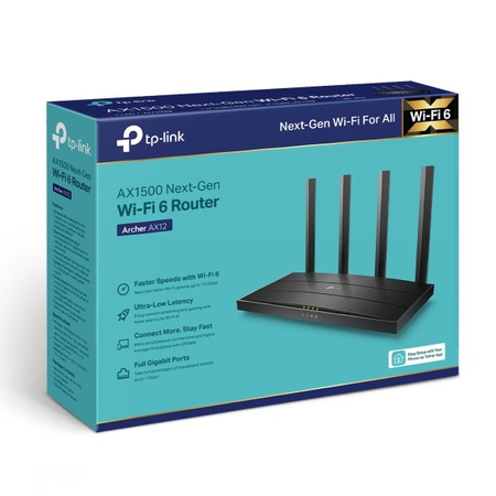 TP-LINK Router Archer AX12 AX1500 WIFI 6