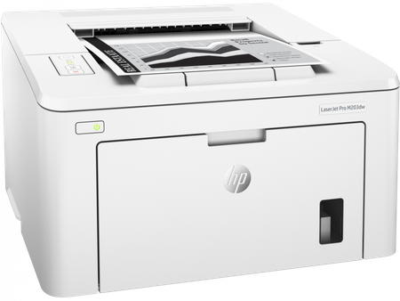 Powystawowa drukarka laserowa HP LaserJet Pro M203dw / Pełny Toner  (3,5 tyś stron) / Nowy bęben (23 tyś stron)