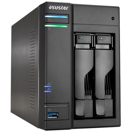 Serwer plików NAS Asustor AS6302T 2GB RAM / Klasa A-