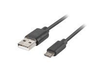 Kabel, USB MICRO(M)->USB-A(M) 2.0 1,8 m,  OEM, Czarny, Lanberg