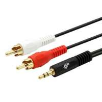 Kabel, miniJack 3,5 mm do 2 x RCA 2,5 m