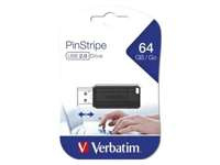 Nowy pendrive Verbatim PinStripe 64GB / USB 2.0