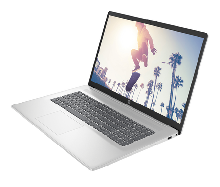 Powystawowy HP 17-CN4033CL Core 5 120U / 16 GB / 480 SSD / 17,3" FullHD / Win 11, srebrny
