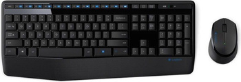 NOWY ZESTAW BEZPRZEWODOWY KLAWIATURA + MYSZ LOGITECH WIRELESS COMBO MK345 CZARNY